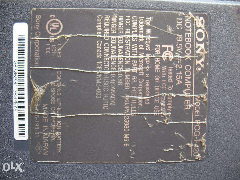 Sony Vaio PCG-F420