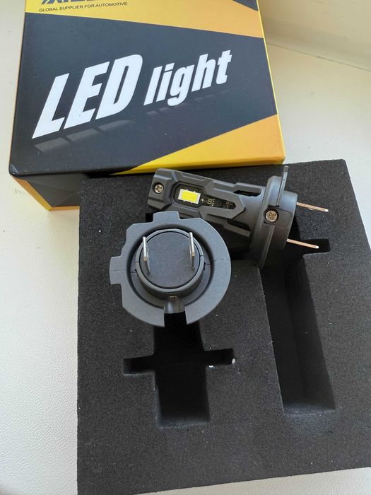 AILEO Led Лампа автомобильная H7, Светодиодные лед лампочки н7 (2шт)