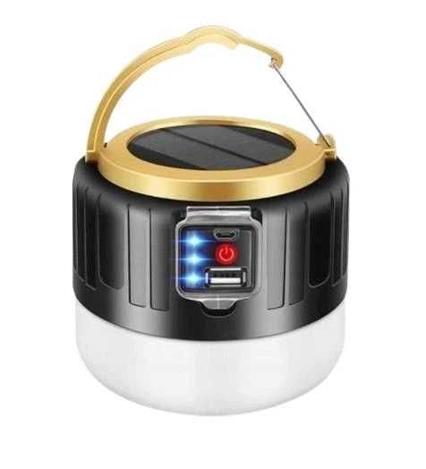 Лампа Ліхтар на солнечной батарее и аккумуляторе с пультом ДУ с USB
