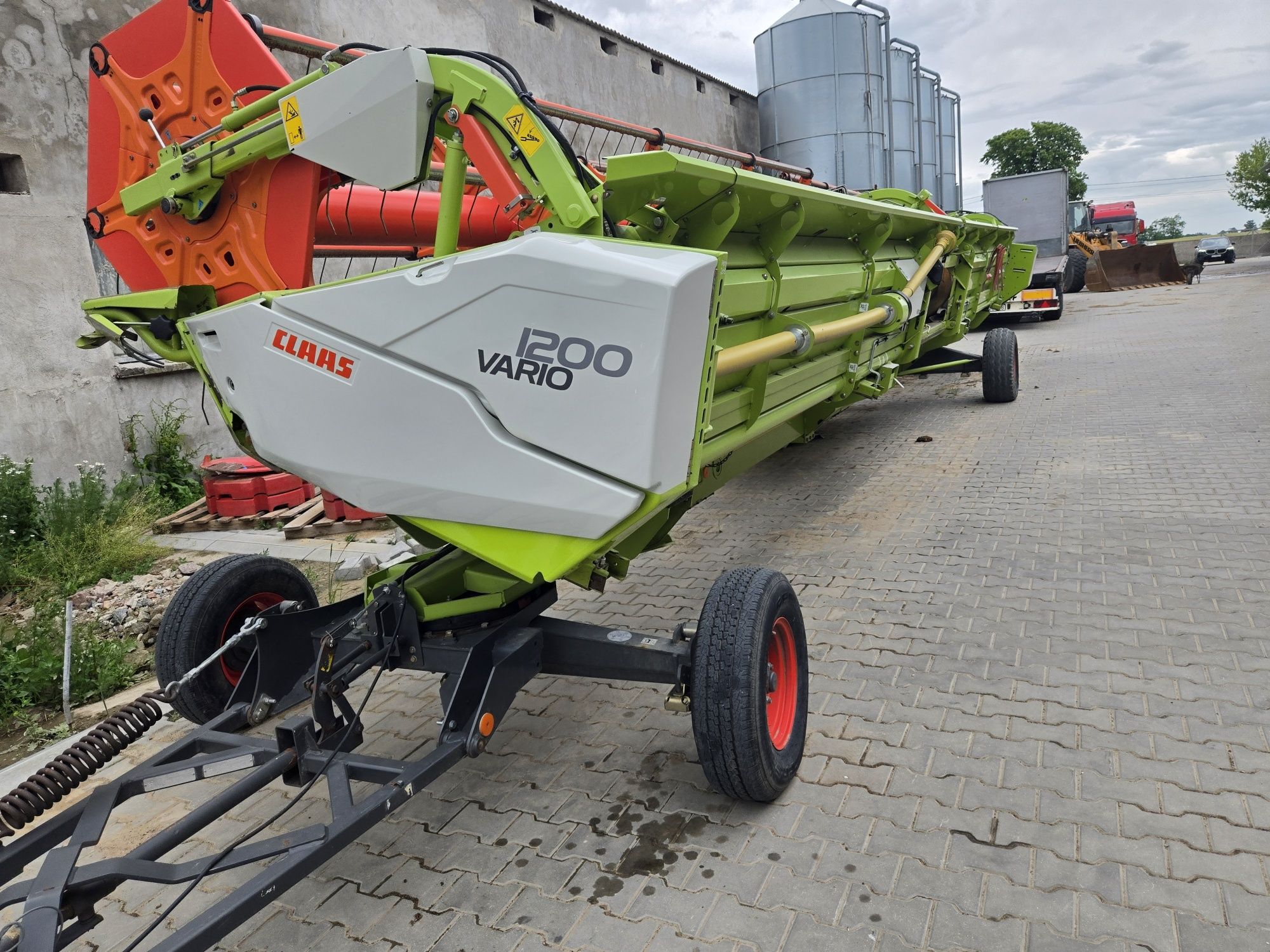 Claas Heder V 1230 ,  14 rok ,Wózek John
