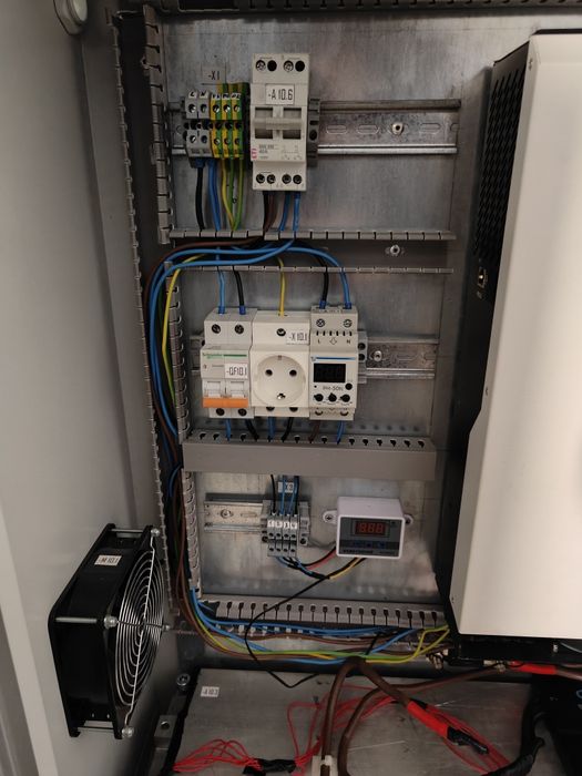 Бесприбойная станция ИБП (ДЖБ) 7 кВт батарея гибридный инвертор 6 кВт