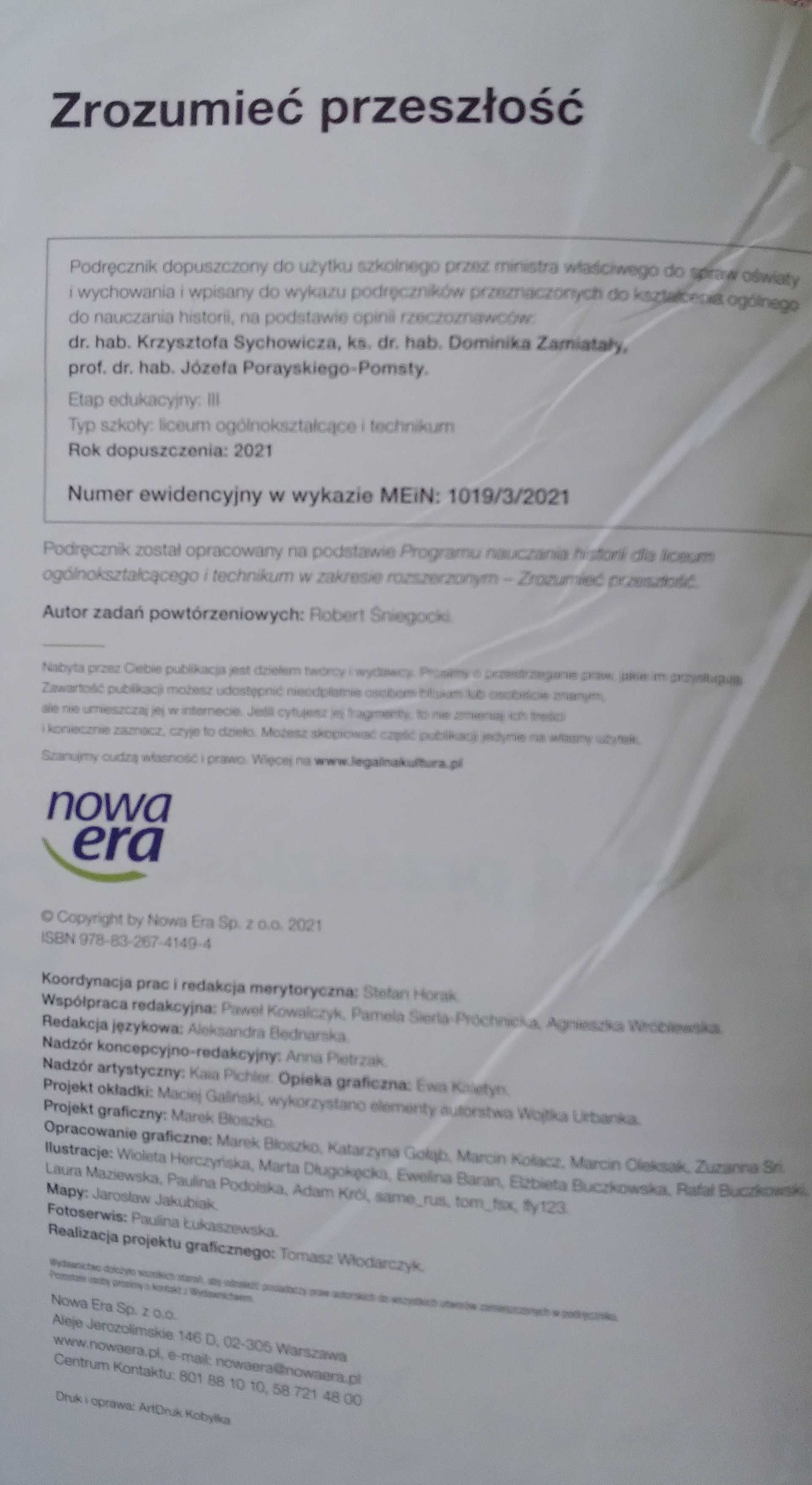 Zrozumieć przeszłość 3 zakres rozszerzony
