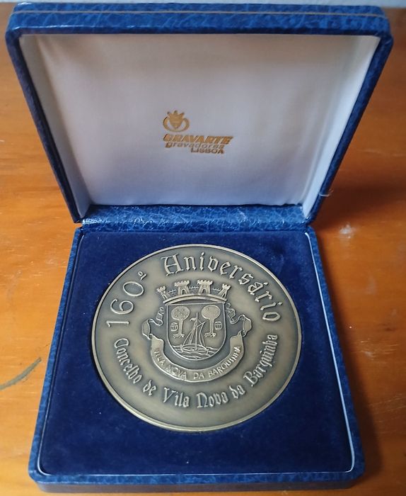 Medalha bronze 160. Aniversário do concelho de Vila Nova da Barquinha