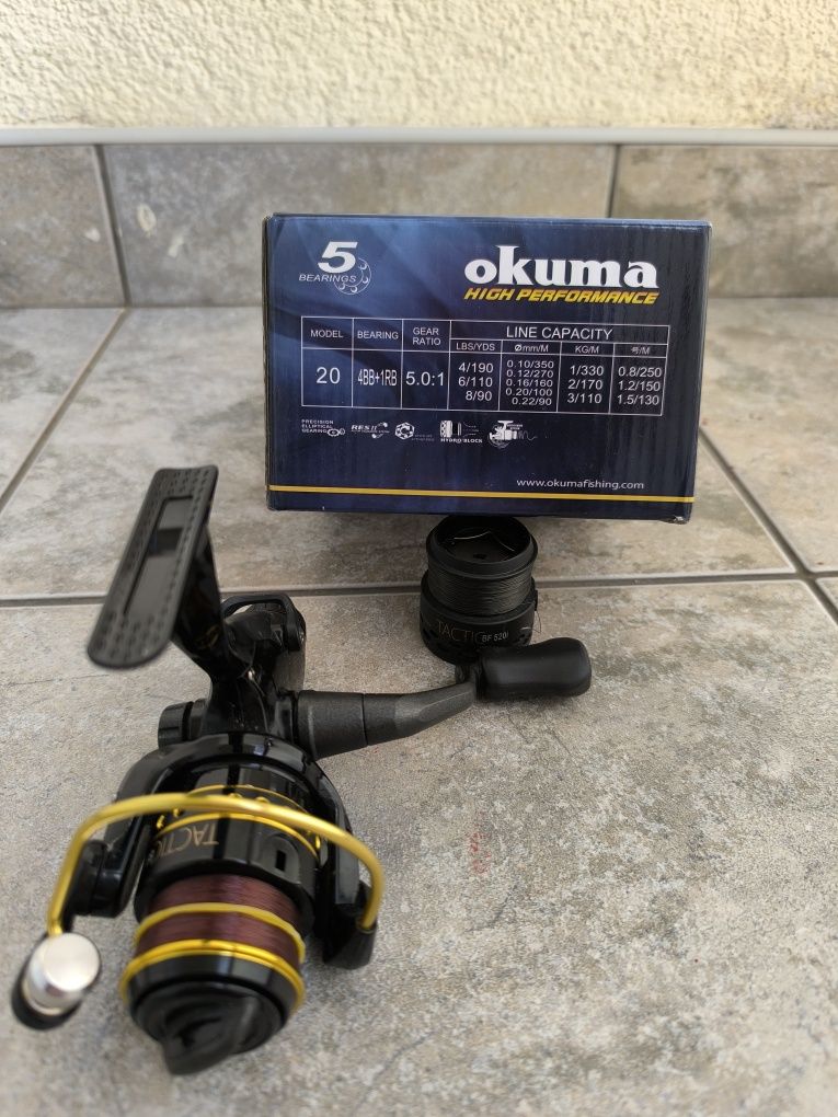 Kołowrotek OKUMA TACTIC BF 520i