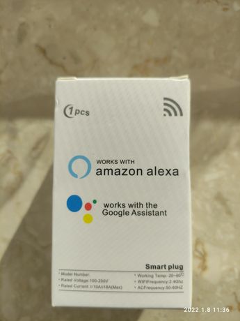 Gniazdo sterowane 230V Smart plug Amazon alexa