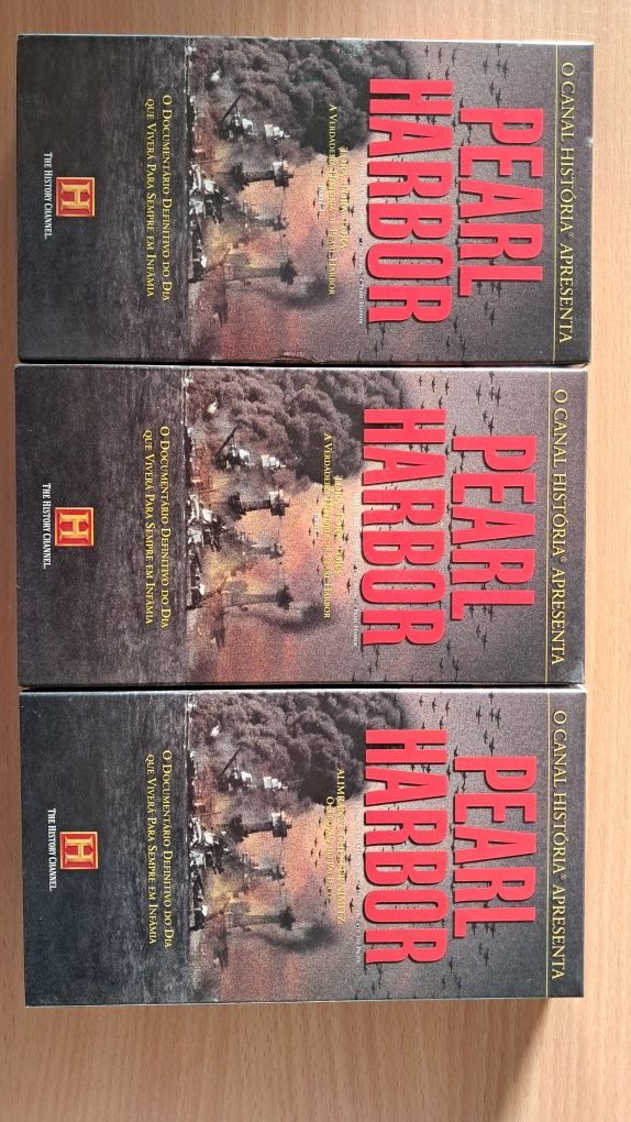 Documentário sobre Pearl Harbor em VHS