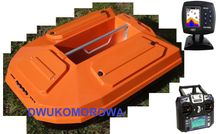 ŁÓDKA ZANĘTOWA PREMIUM dwukomorowa z ECHOSONDĄ / producent Pozn