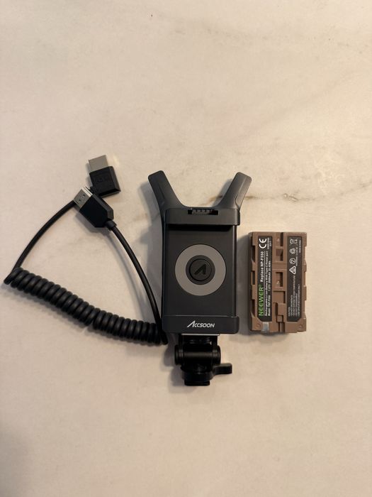 Accsoon CineView Nano + canle + battery