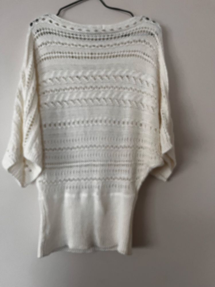 Sweter siatka boho