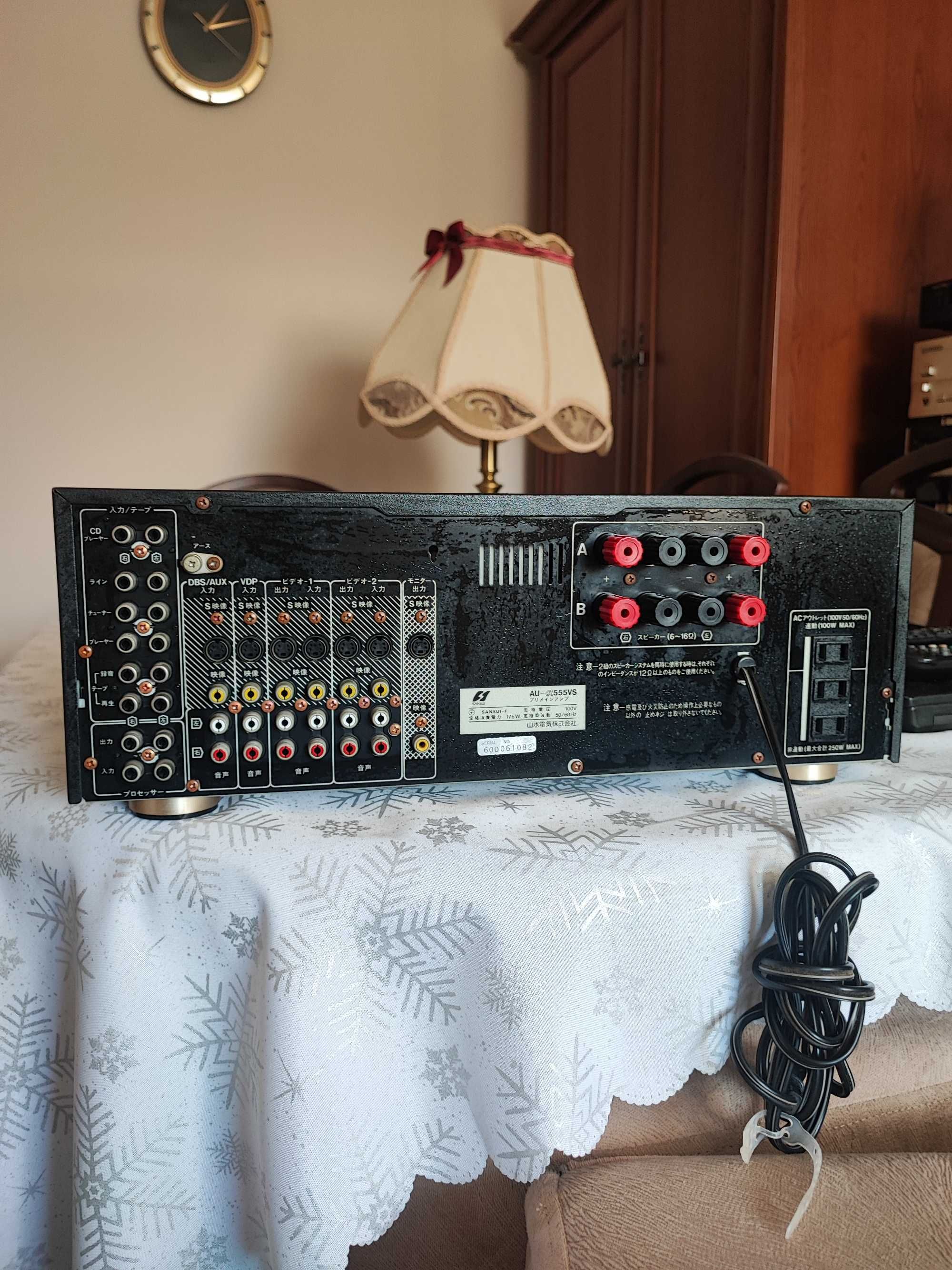 Sansui AU Q 555 Vs wzmacniacz pilot