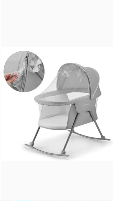 KINDERKRAFT Łóżeczko/kołyska LOVI grey
