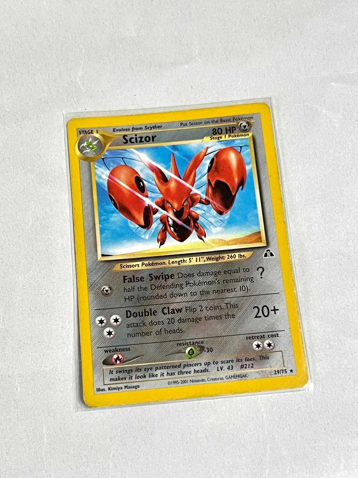 Scizor 29/75 Rare Neo Discovery Pokémon