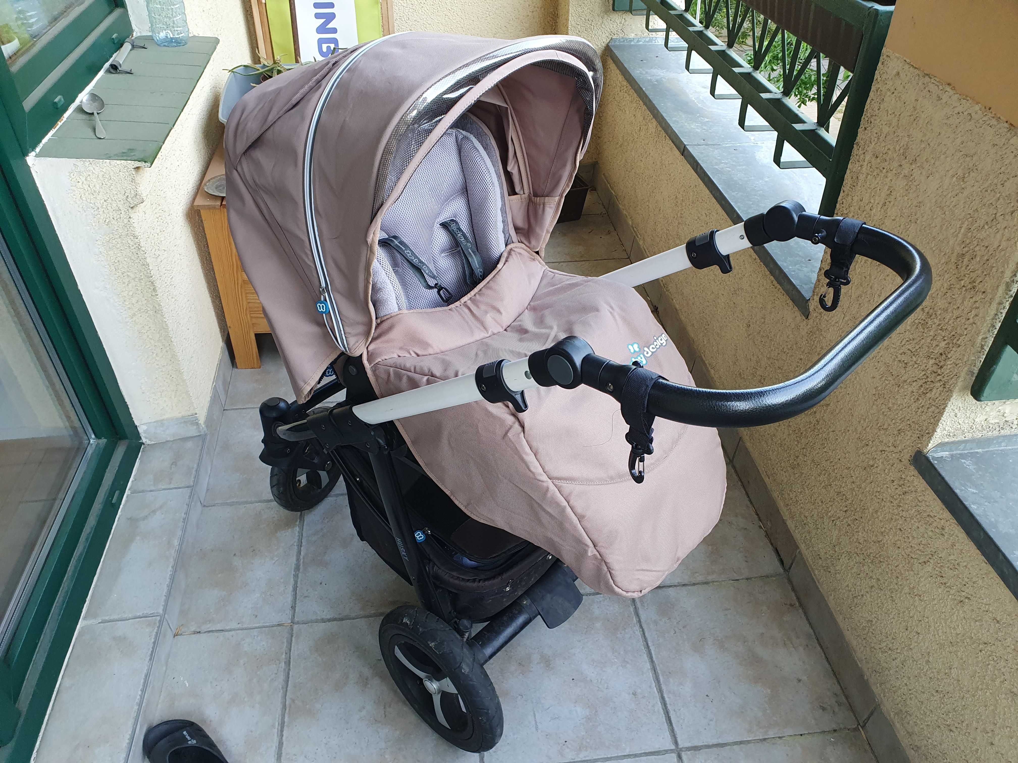 Wózek dziecięcy Baby Design Husky spacerówka + gondola 2w1