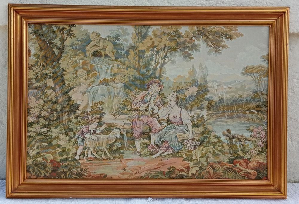 Tapeçaria emoldurada