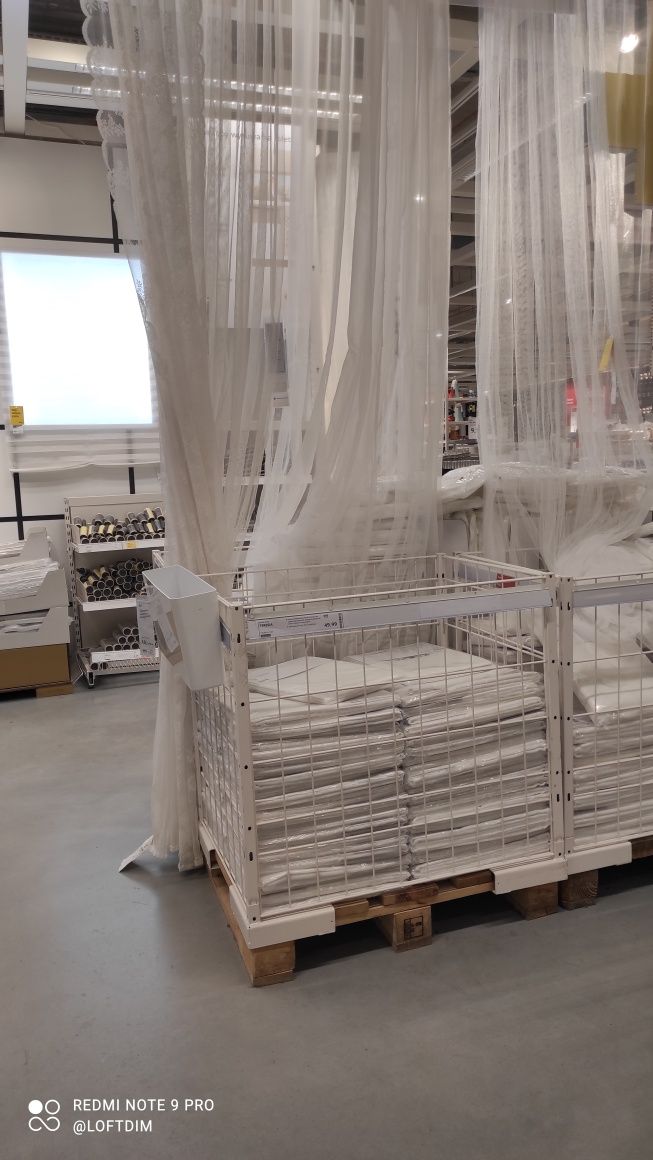 300грн Тюль-сіточка Ліль 280x300см ікеа ikea гардини