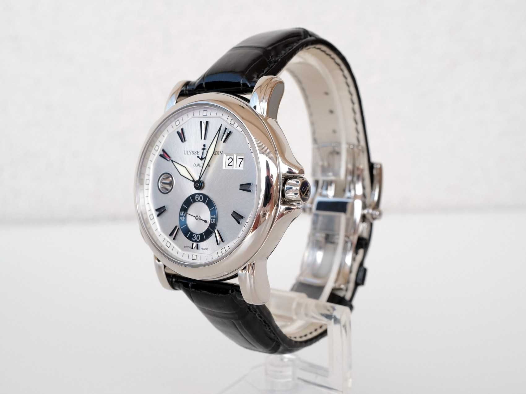Ulysse Nardin Dual Time GMT Big Date Silver Dial