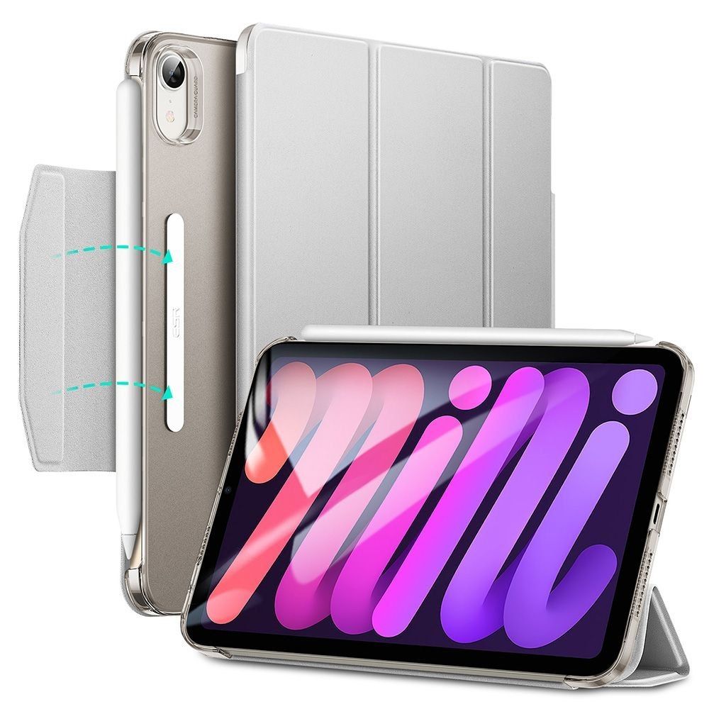 Etui Esr Ascend Trifold Do Ipad Mini 6 2021 Silver Grey