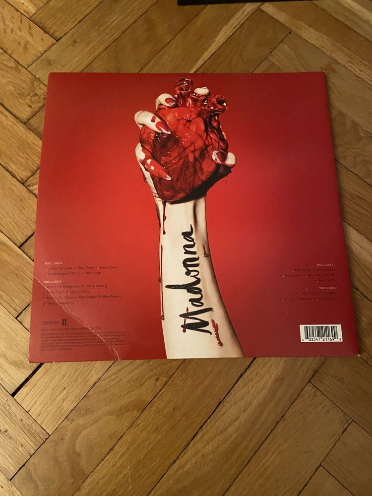 Madonna Rebel Heart  LP Vinyl Winyl/ pierwsze wydanie