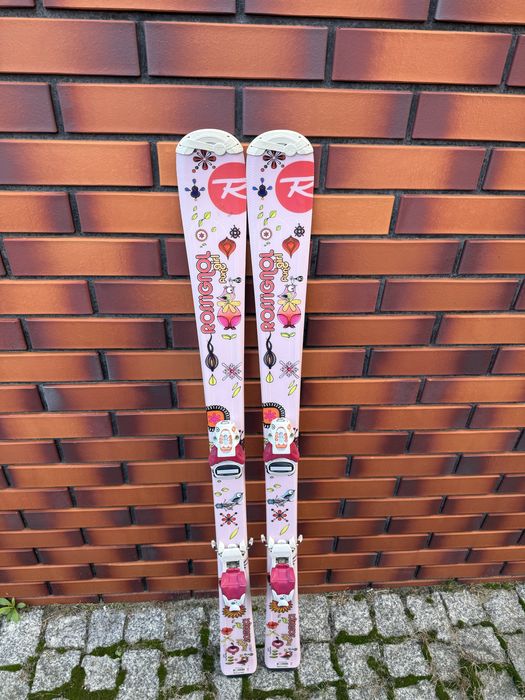 Narty dziecięce Rossignol fungirl z wiązaniami