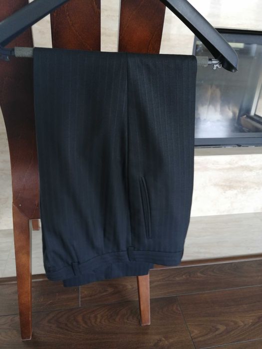 Elegancki czarny garnitur ślubny New MEN roz. 48 (176/96/82)