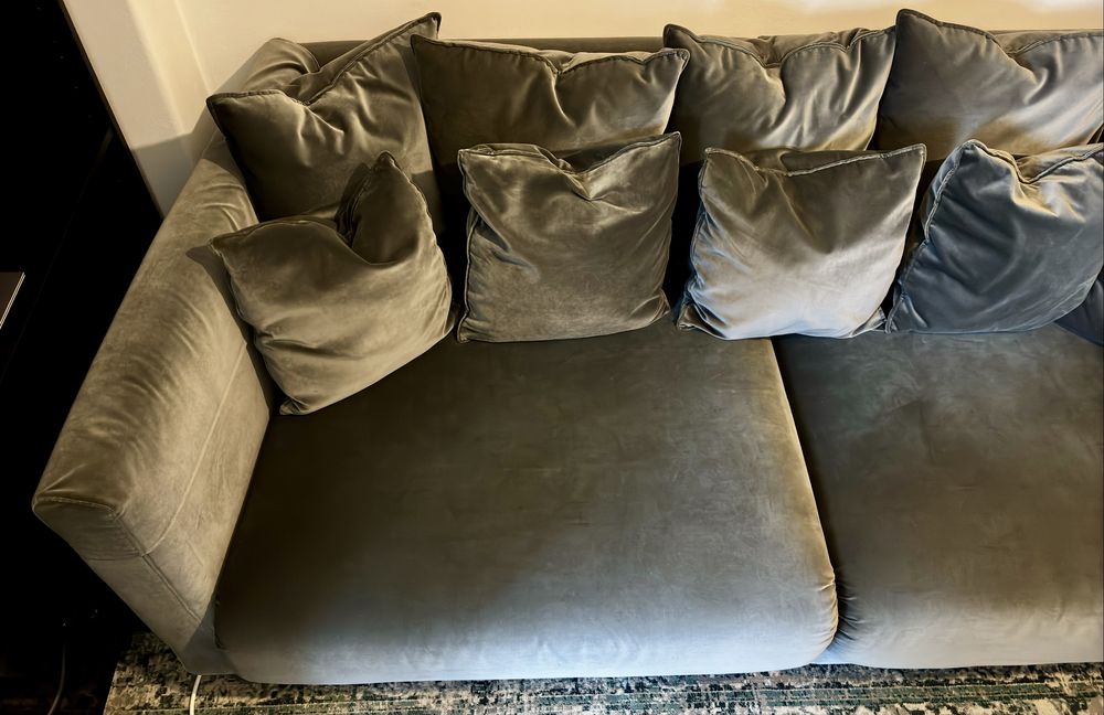 STOCKHOLM 2017 Sofá 3 lugares, Cinza escuro