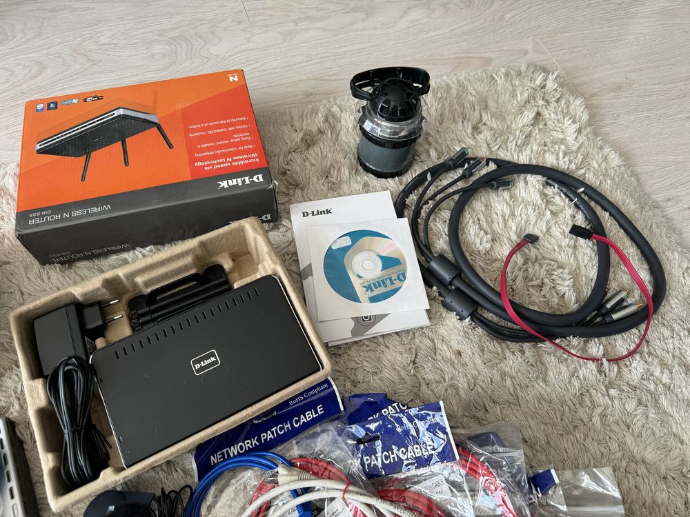 Router kamera ip modem wzmacniacz wifi patchcord akcesoria komputerowe