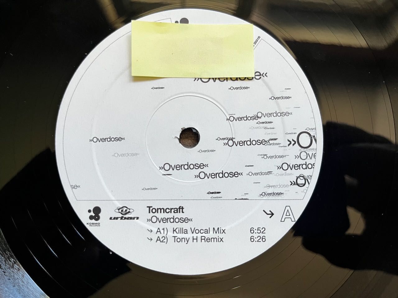 Tomcraft – Overdose 12'' Trance