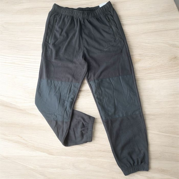 Штаны Nike Jordan Polar Fleece Флис Нейлон Теплые Черные Осень Зима
