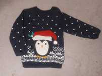 Sweter niemowlęcy r. 80 świąteczny na Boże Narodzenie