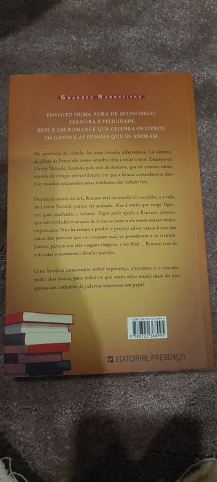 Livro "o gato que roubava livros"