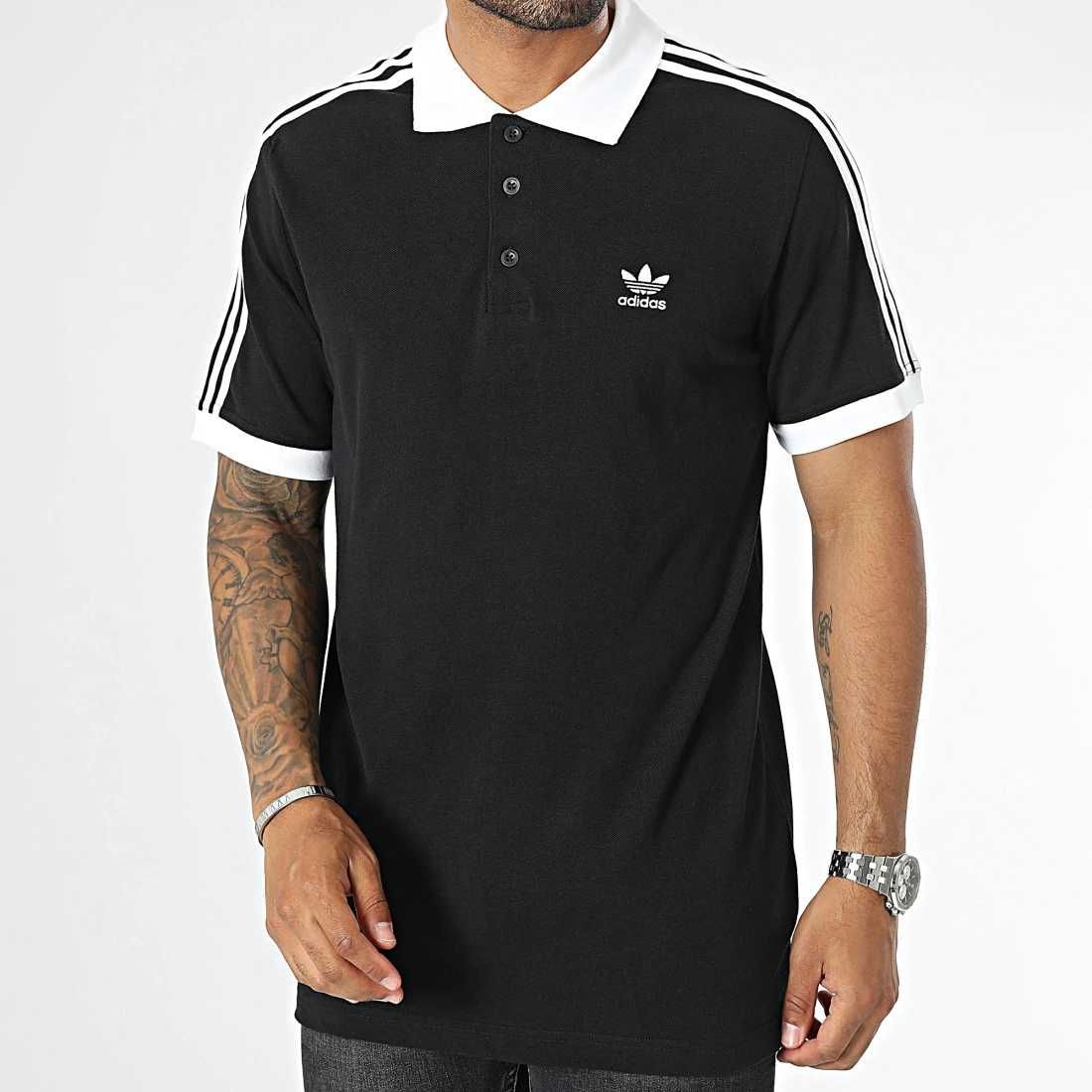 Поло ADIDAS ORIGINALS Polo Manches Courtes A Bandes 3 Stripes