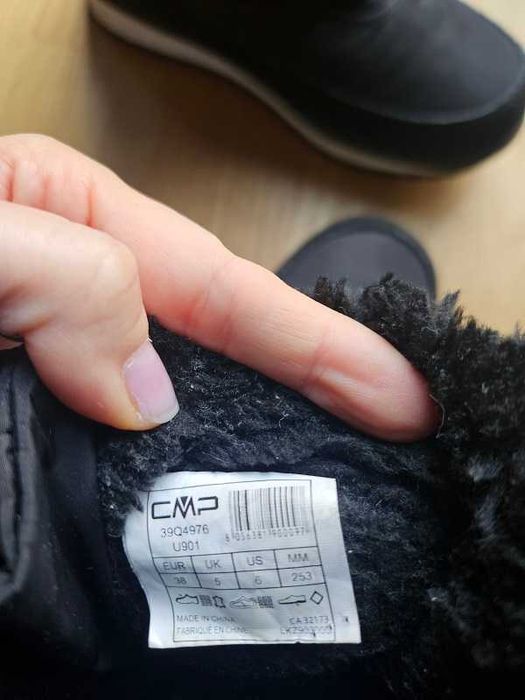 buty zimowe ocieplane CMP rozmiar 38