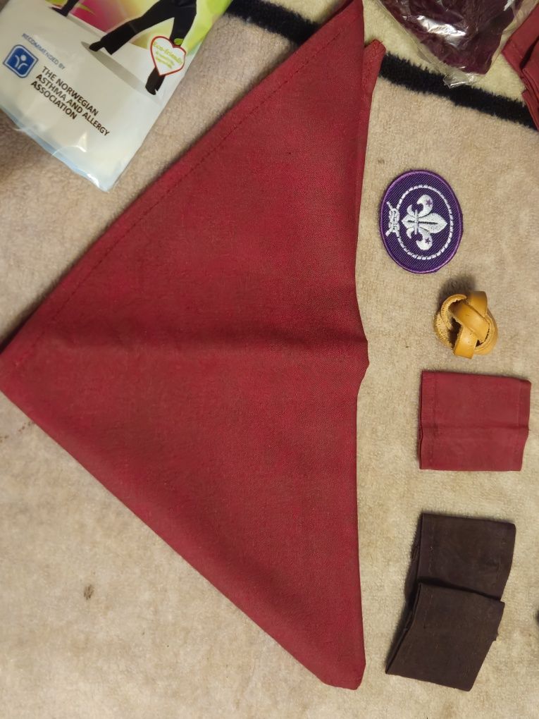 Akcesoria harcerskie zhp ZHR wosm naramienniki getry chusty