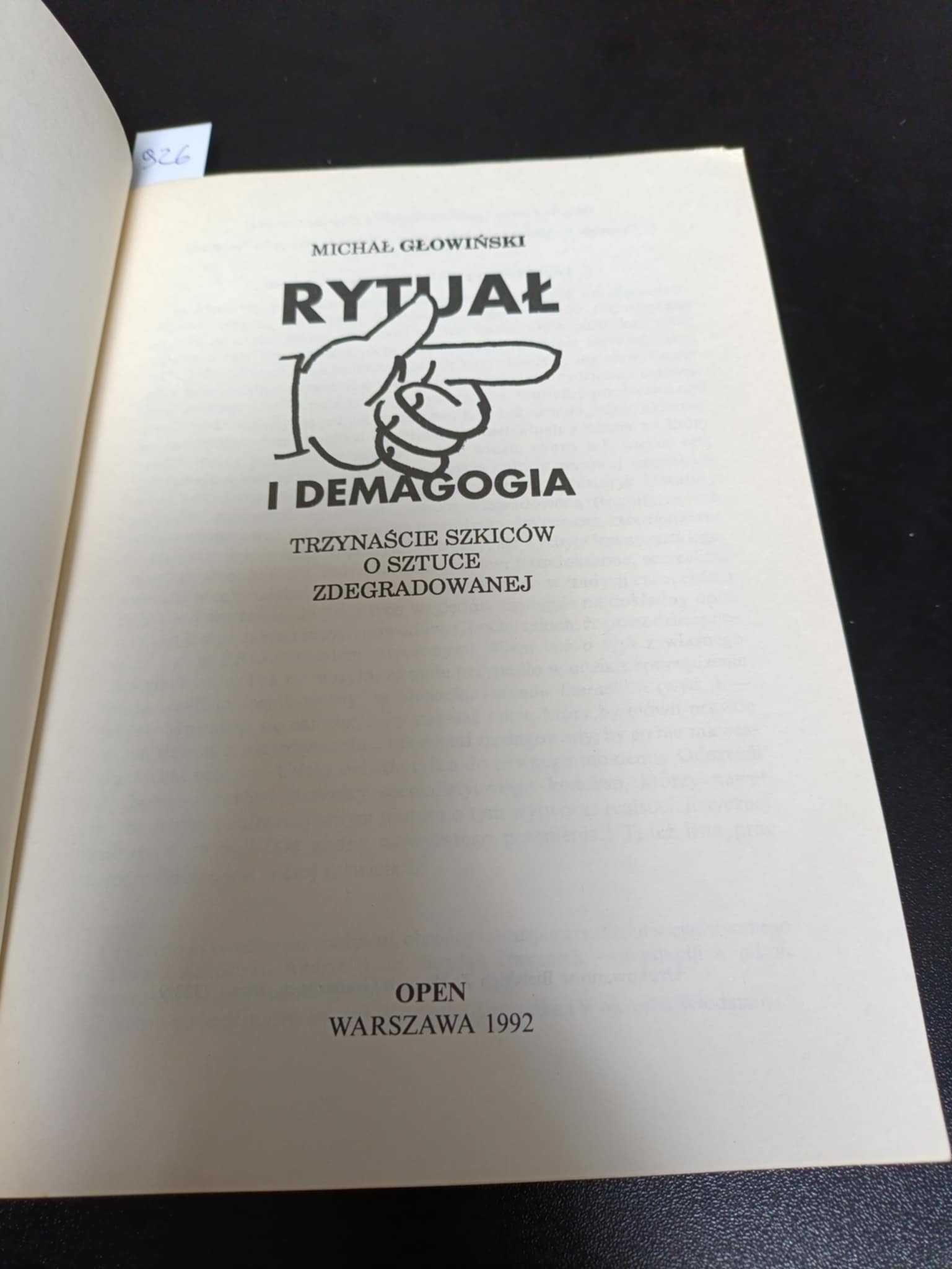 Rytuał i demagogia - Michał Głowiński