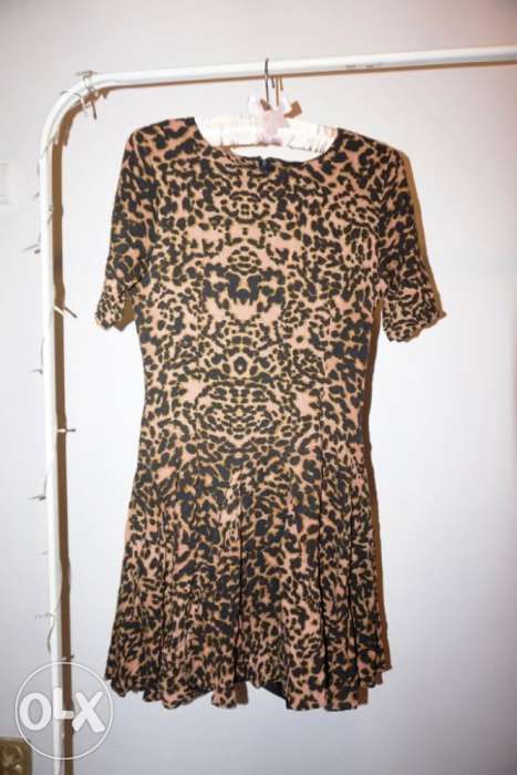 sukienka panterka h&m divided S