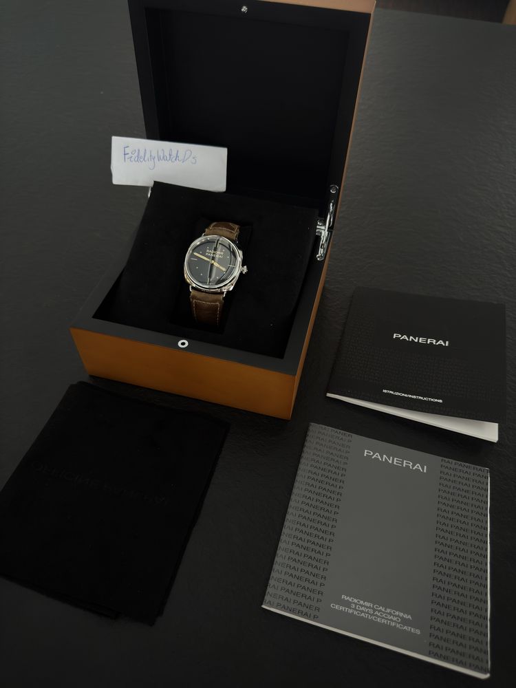 -7k WYPRZEDAŻ FVAT FULLSET Panerai Radiomir PAM00425 S.L.C