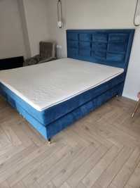 Łóżko 180x200 z wezgłowiem i materacem