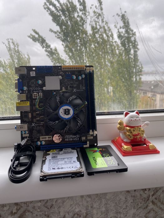 Игровой комплект для мини пк i5 12ram 120ssd 320hdd