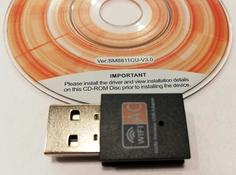 Karta WiFi dual band 5Ghz & 2.4Ghz 600Mbps USB