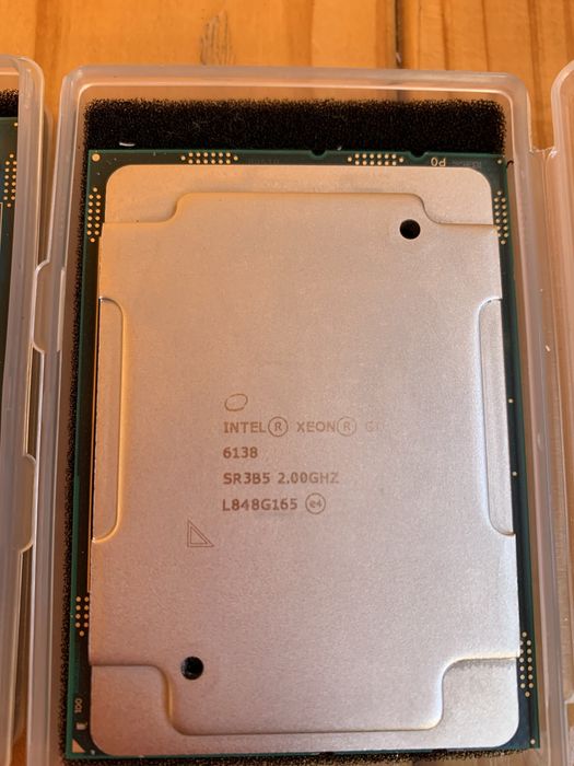 Процесори для LGA 3647 Intel Xeon 6138 20 ядер 40 потоків 3.70 GHz