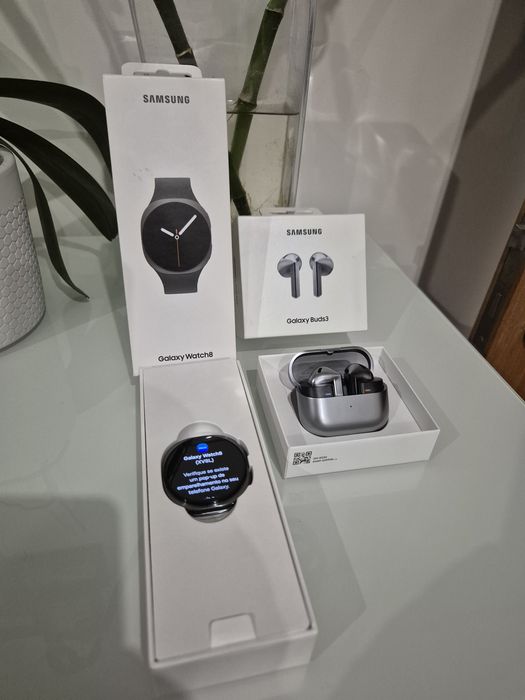 Samsung galaxy whatch 8 + samsung galaxy buds 3 factura e gsrantia