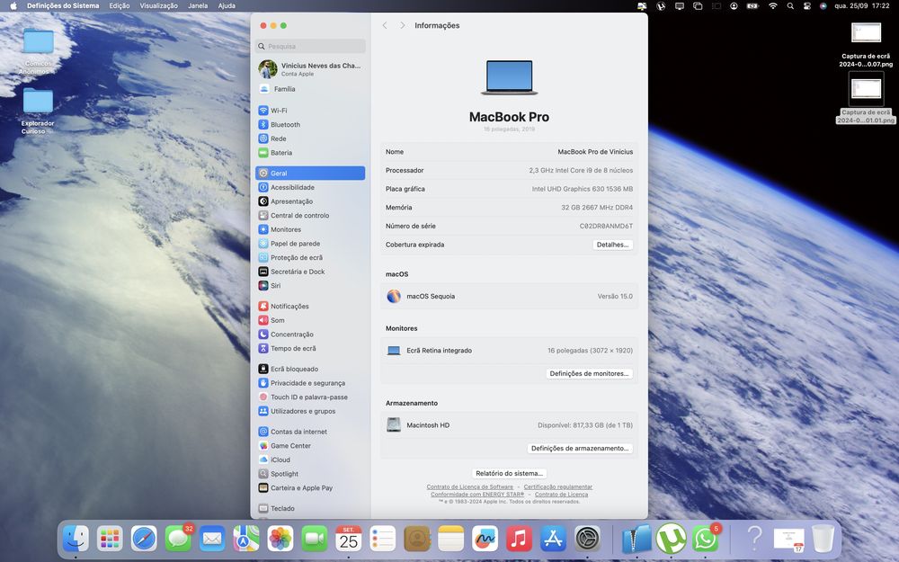 Macbook Pro 16 2019 i9 32gb 1T SSD 8gb AMD Radeon 5500M