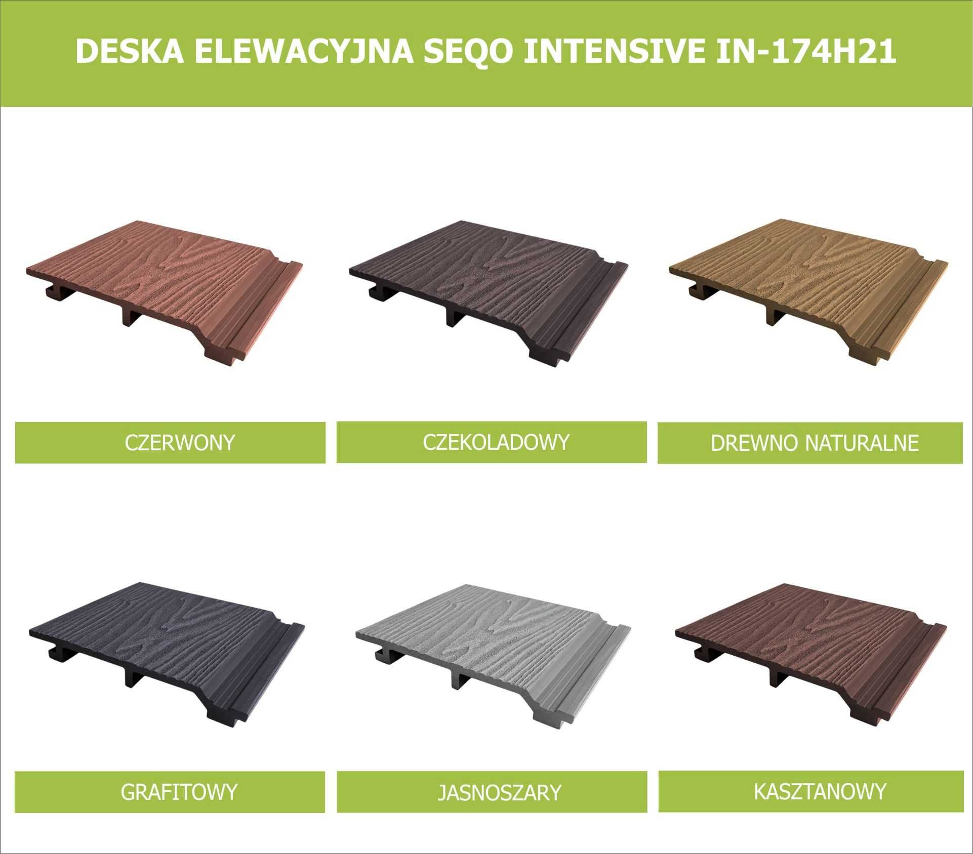 Deska elewacyjna kompozytowa SEQO Intensive IN-174H21 - 5m