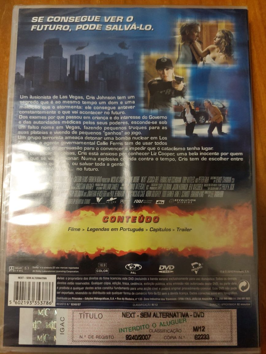 Dvd - Next Srm alternativa novo selado