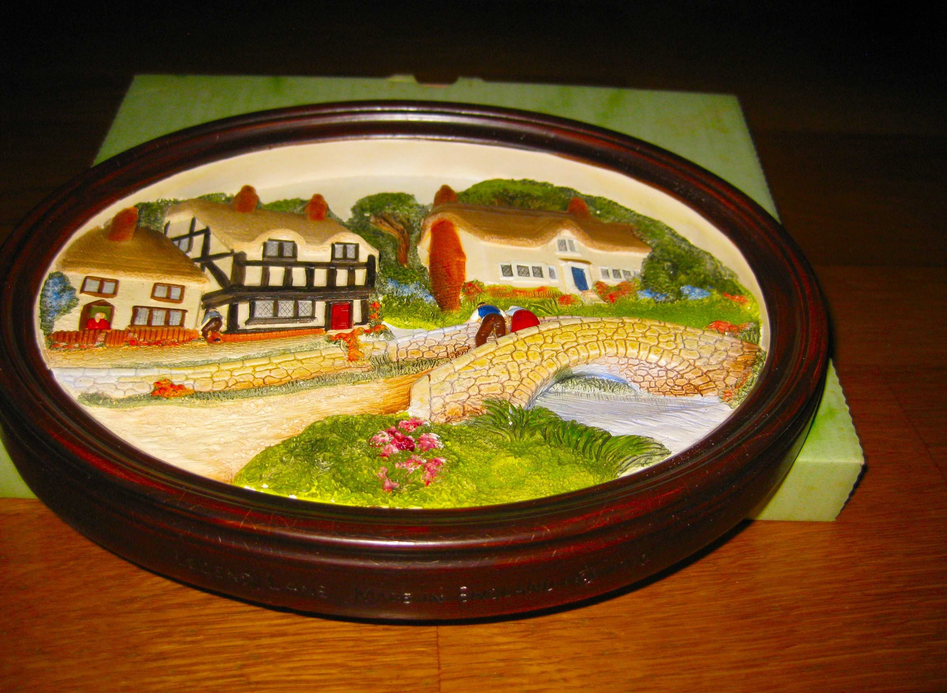 Quadro Pintado a Mão com Relevo da Irlanda