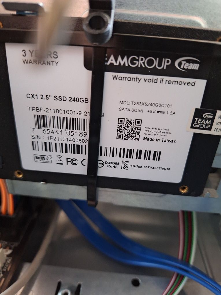 Настольный пк Intel celeron, ddr3 6gb ssd