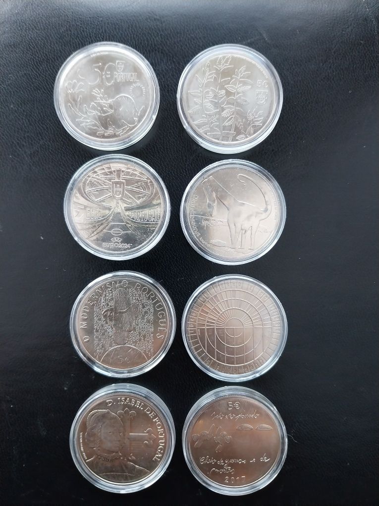 Moedas 5 euros  Portugal
