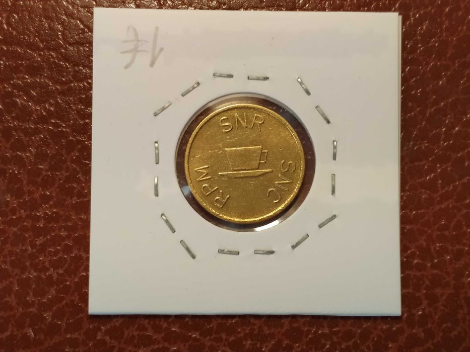 Medalha/token/ficha da Shell - ficha para máquina de bebidas