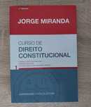 Livro Curso de Direito Constitucional - Volume 1 - Jorge Miranda