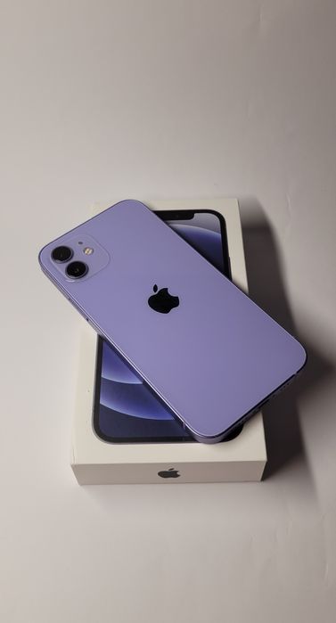 iPhone 12 Purple 64GB Stan Bardzo Dobry
